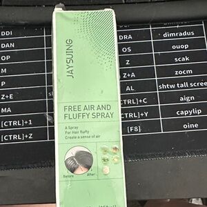 Green Hair Styling Spray